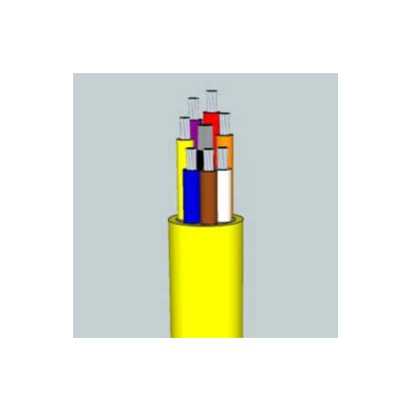 Southwire Pendant & Reel Cable, 16 AWG, 600V, 5 Conductor, 65 Strand, Black, Sold by the FT 57031299